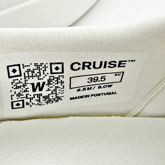 Wolf & Shepherd Womens Cruise Tre Slip On Sneaker US 8 EU 39 White Leather NIB - Picture 12 of 12